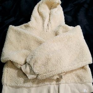 Sherpa girls big sleeve Hoodie